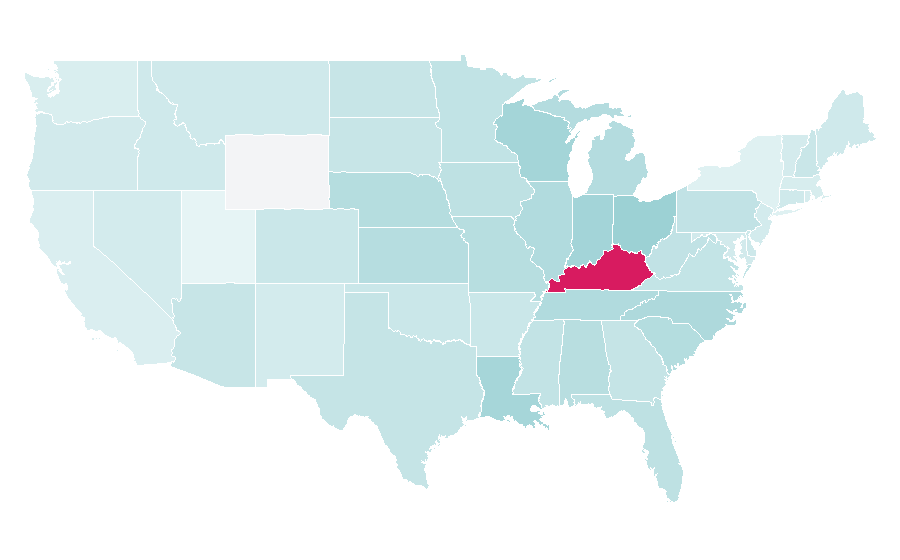 Affinity by region — Eagle Rare Bourbon, United States