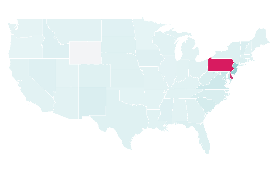 Affinity by region — Eagles (band), United States