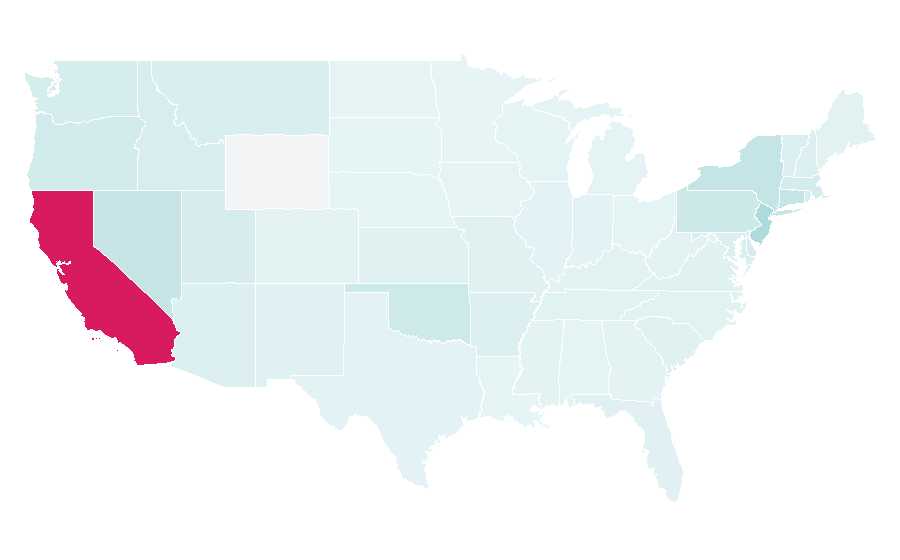 Affinité par région — Earthquake (comedian), États-Unis