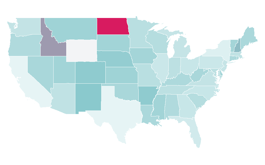 Affinity by region — Earthquake engineering, United States