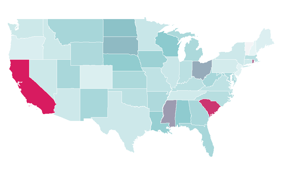 Affinity by region — Eastbay, United States