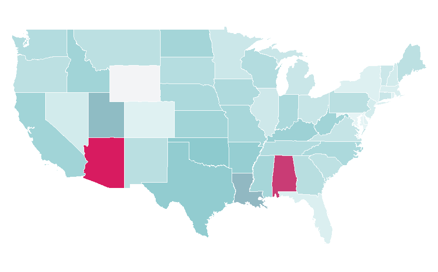 Affinity by region — Easter egg, United States