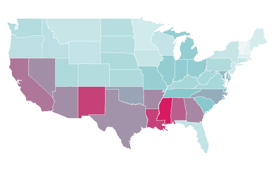 Affinity by region — Eazy-E, United States