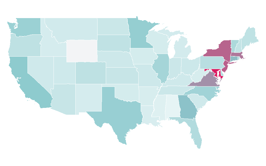 Affinity by region — Eberechi Eze, United States