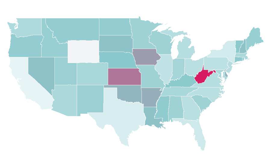 Affinity by region — Eco Friendly Living, United States