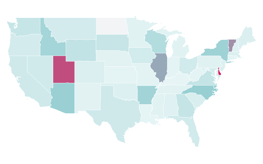 Affinity by region — EDEN, United States