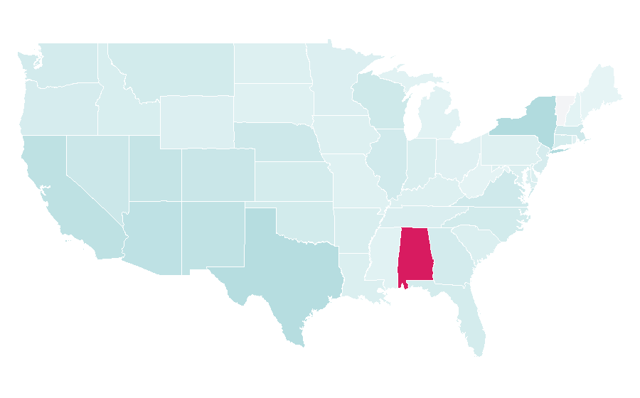 Affinity by region — Edgars, United States