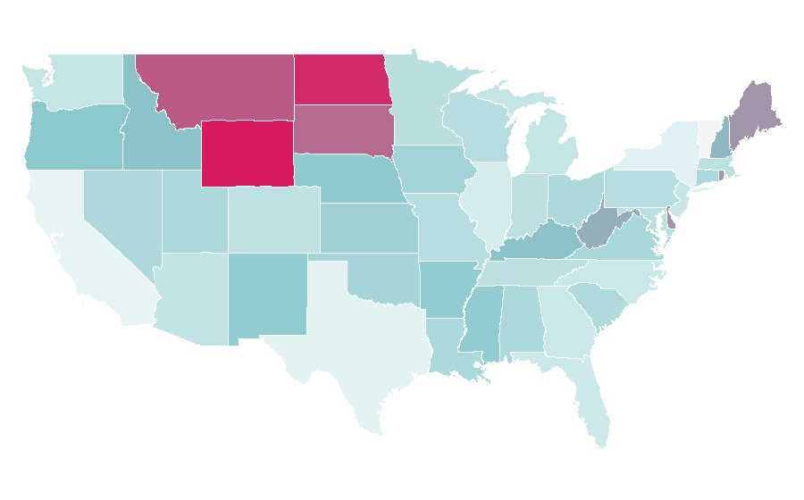 Affinity by region — Educational robotics, United States
