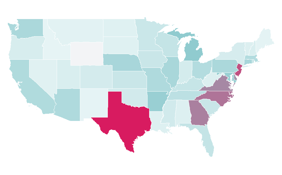 Affinity by region — Eenadu, United States