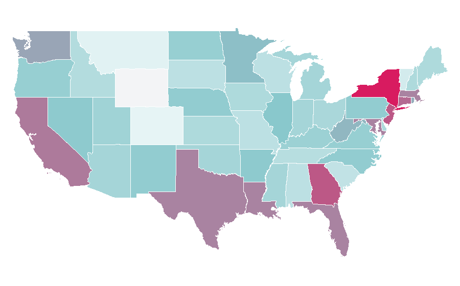 Affinity by region — Eggplant, United States