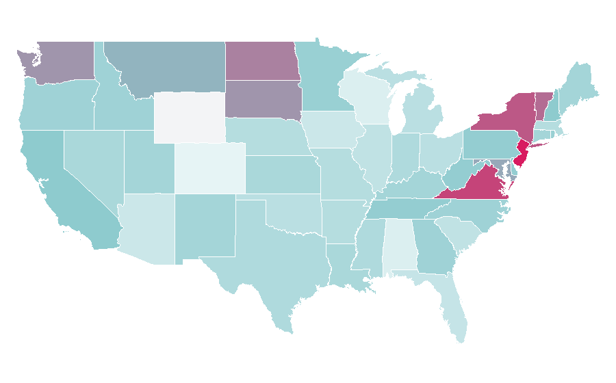 Affinity by region — Egyptian Arabic, United States