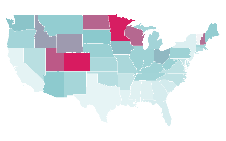 Affinity by region — Electric Callboy, United States