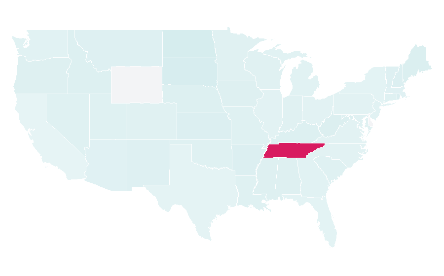 Affinity by region — Electric power industry, United States