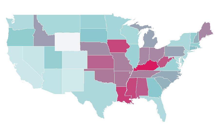 Affinity by region — Electric razor, United States