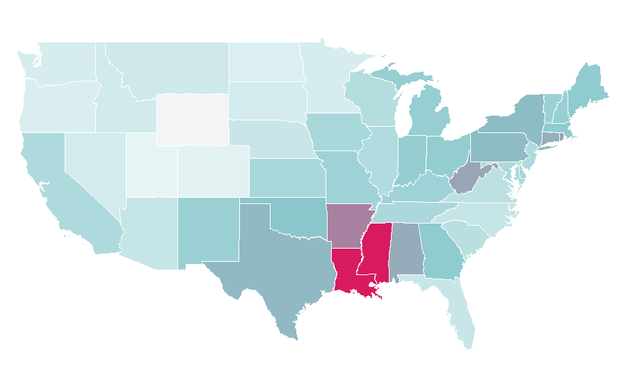 Affinity by region — Electric stove, United States