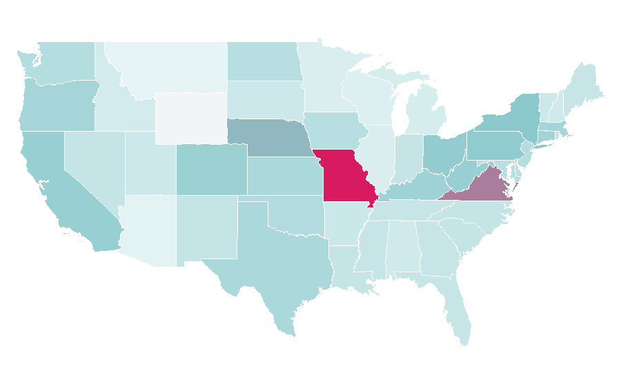 Affinity by region — Electro-Harmonix, United States
