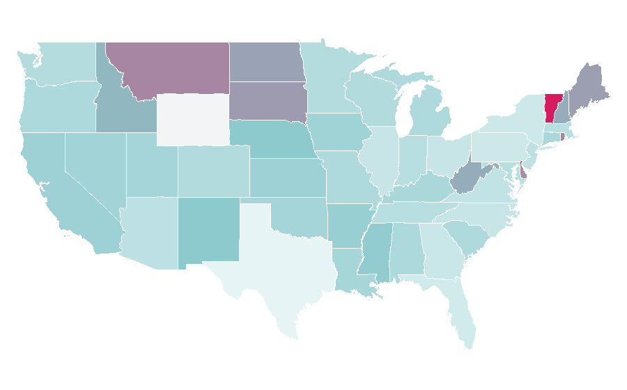 Affinity by region — Electro house, United States