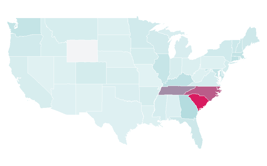 Affinity by region — Electrolux, United States