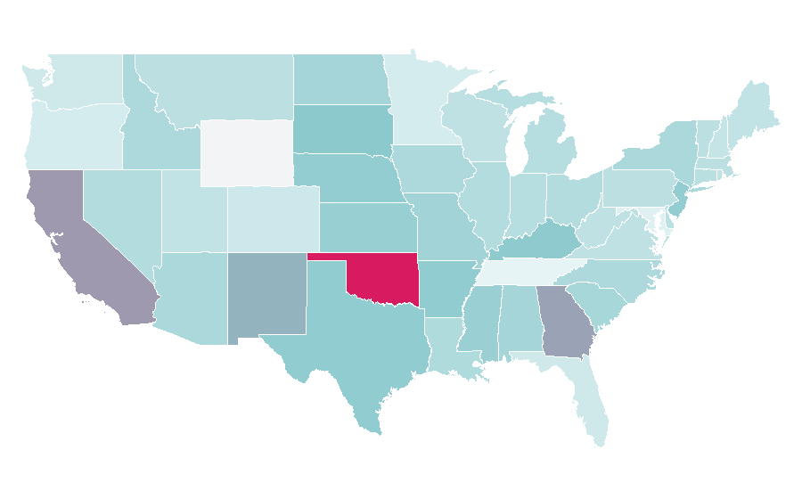 Affinité par région — Electronic sports, États-Unis