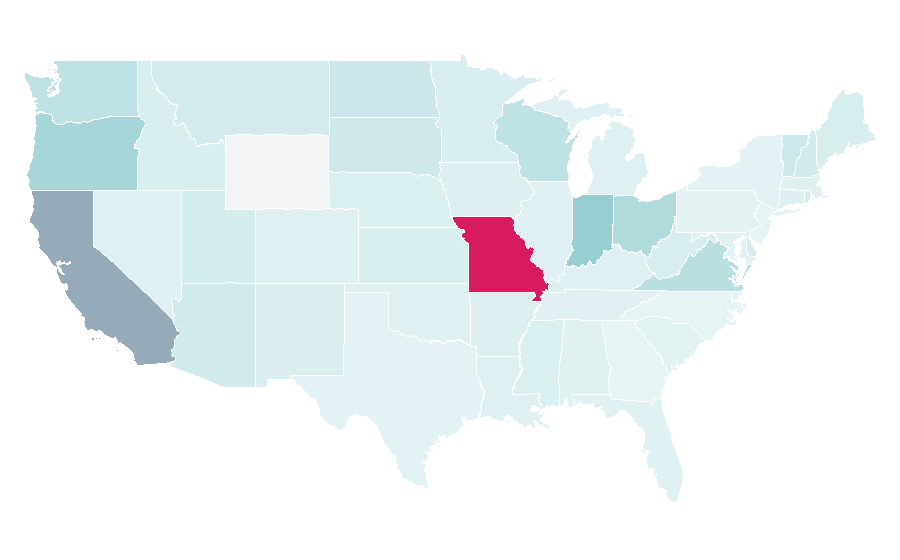 Affinity by region — Electronics manufacturing services, United States