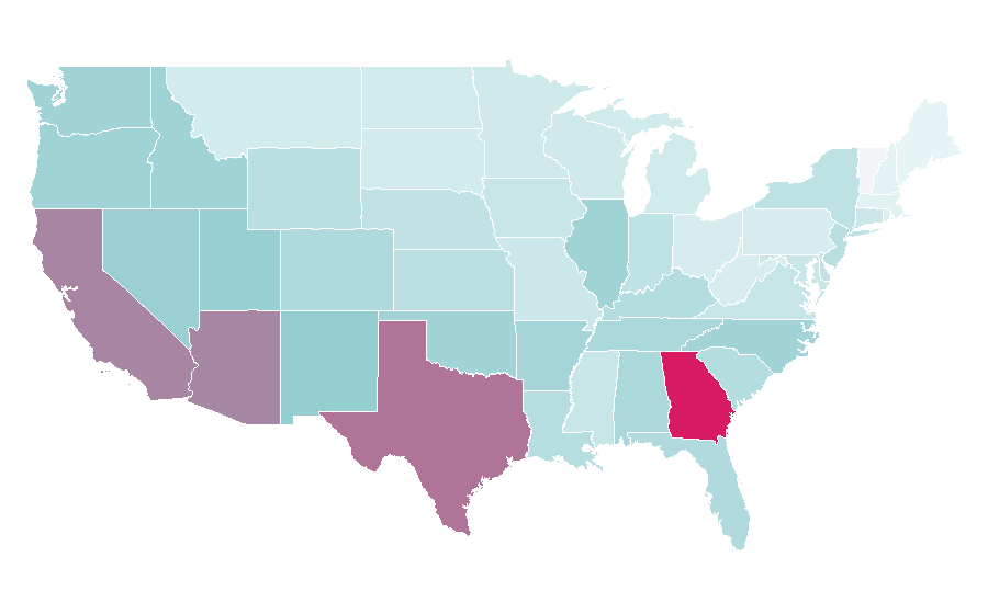 Affinity by region — Elektra (2005 film), United States