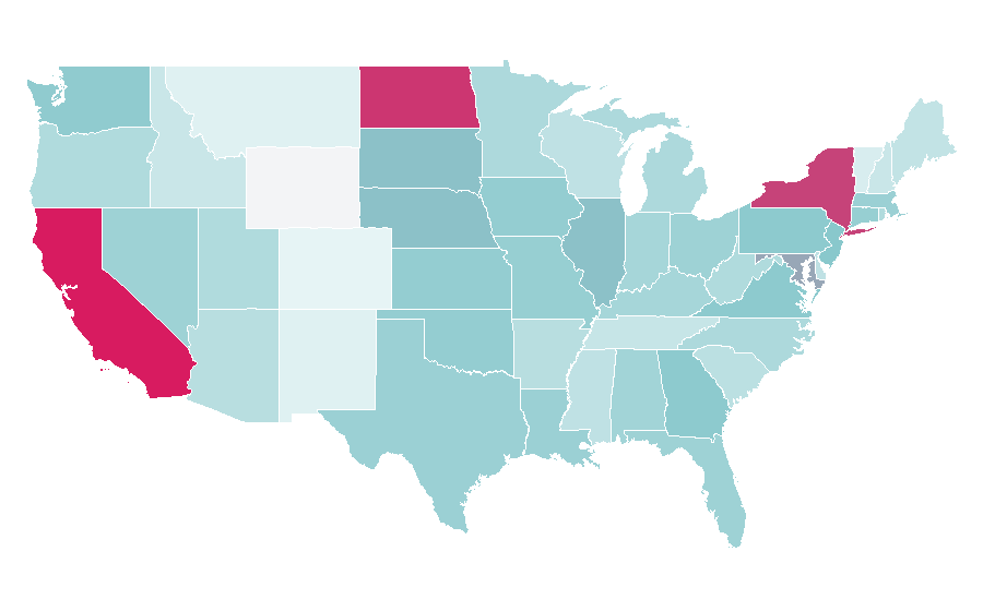 Affinity by region — Elevator, United States