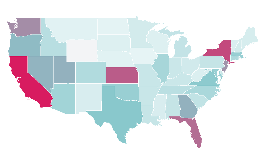 Affinity by region — ElevenLabs, United States