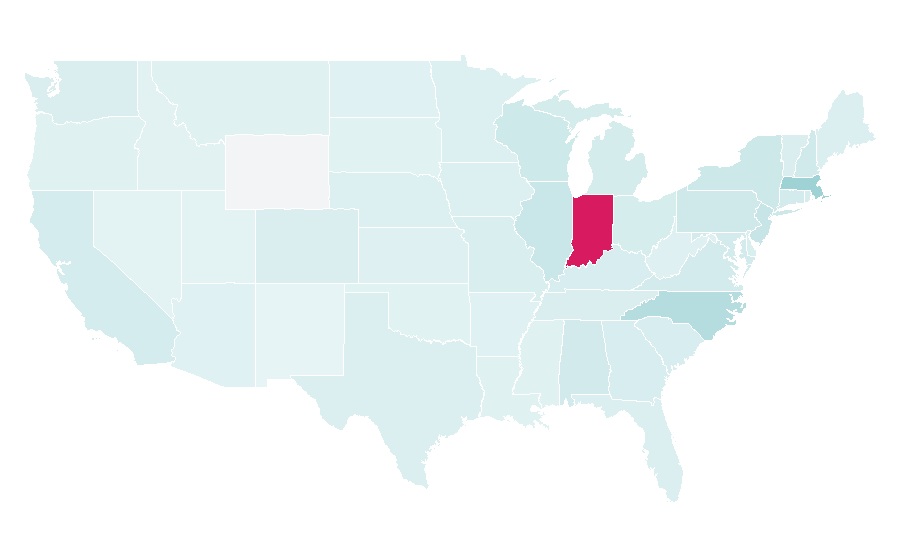 Affinity by region — Eli Lilly, United States