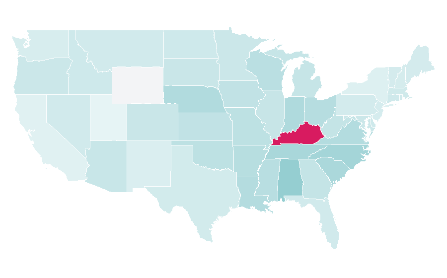 Affinity by region — Elijah Craig, United States