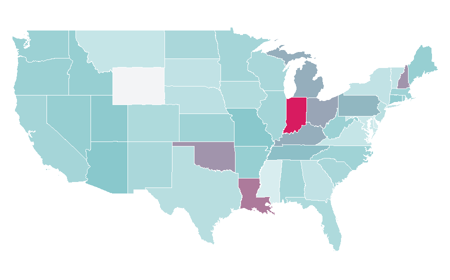 Affinity by region — ellen degeneres, United States