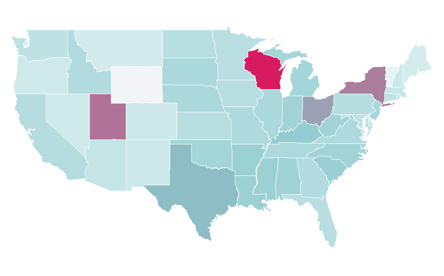 Affinity by region — Elsa (Disney), United States