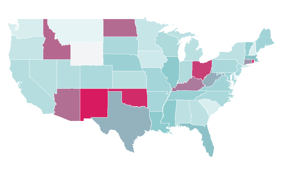 Affinity by region — Elsevier, United States