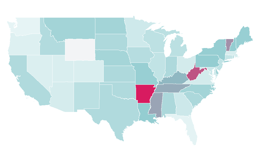 Affinity by region — Emergency vehicle lighting, United States