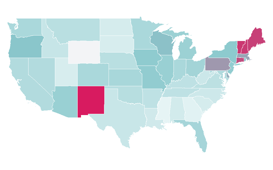 Affinity by region — Emerson, Lake & Palmer, United States