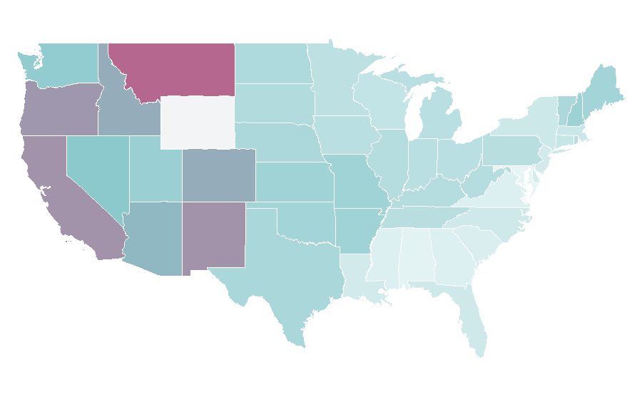 Affinity by region — Emile Hirsch, United States
