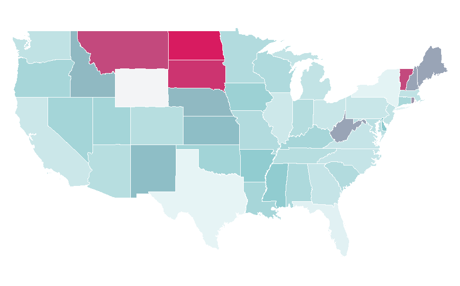 Affinity by region — Emission standard, United States