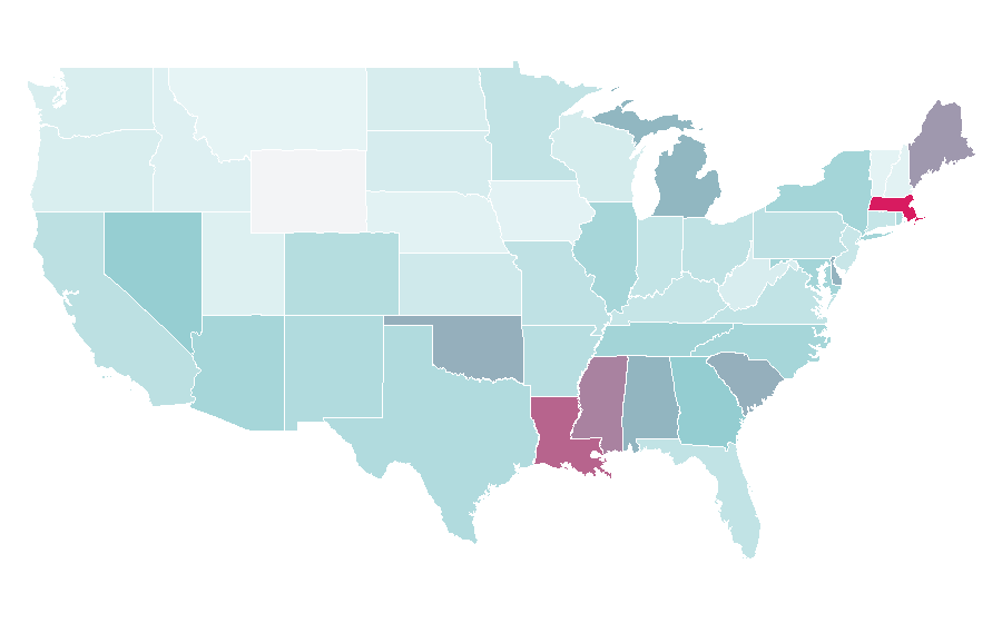 Affinity by region — Empire (2015 TV series), United States