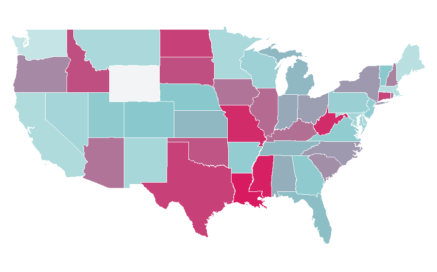 Affinity by region — Employee engagement, United States