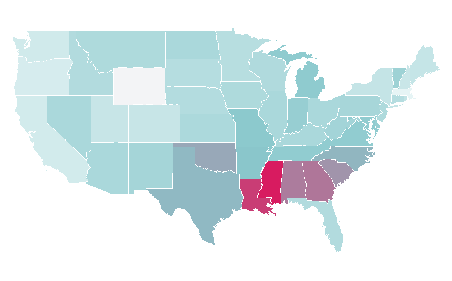 Affinity by region — Endurance, United States