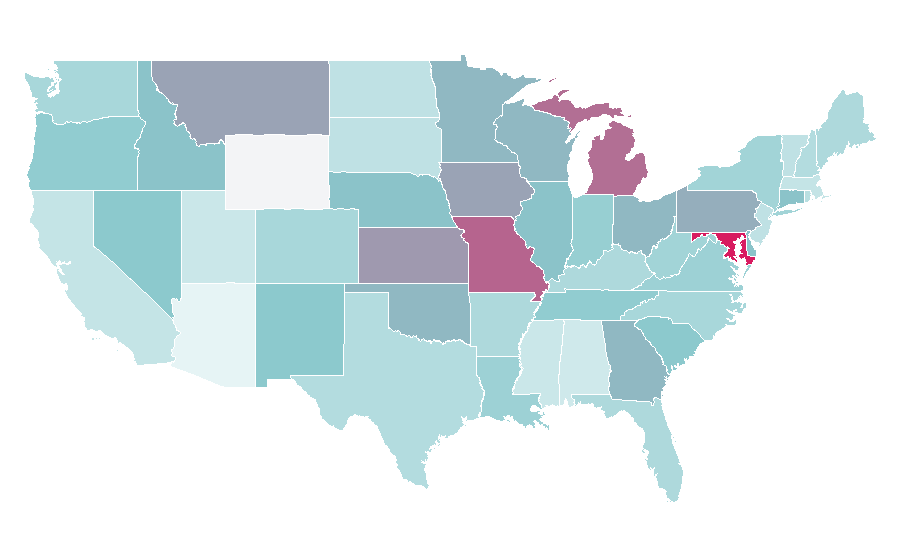Affinity by region — Enemy of the State (film), United States