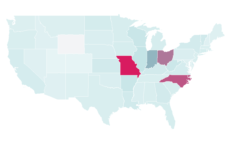 Affinity by region — Energizer, United States