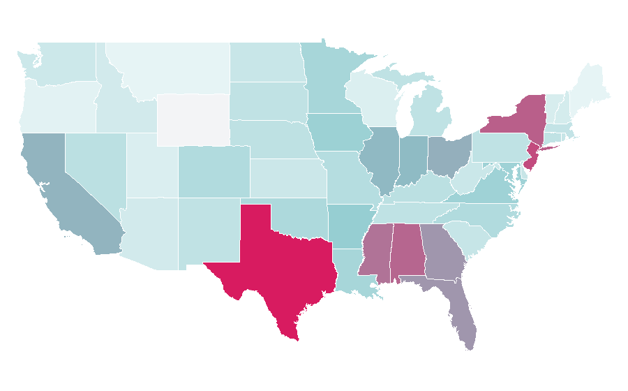 Affinity by region — Enfamil, United States