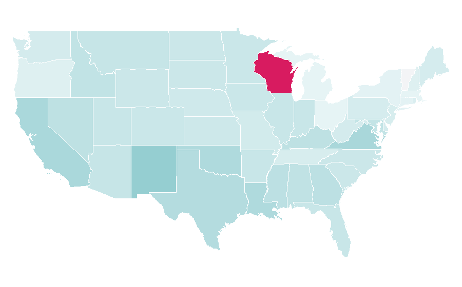 Affinity by region — Enforced, United States