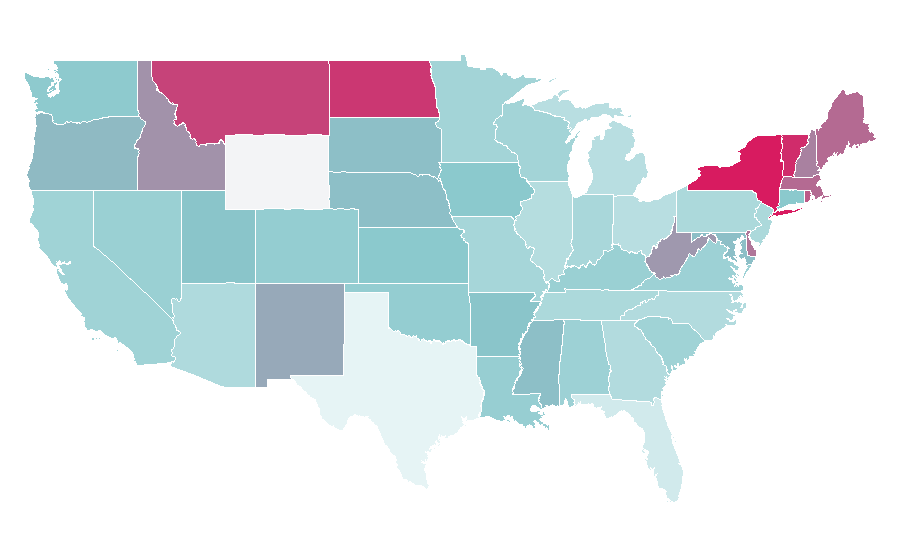 Affinity by region — English National Ballet, United States