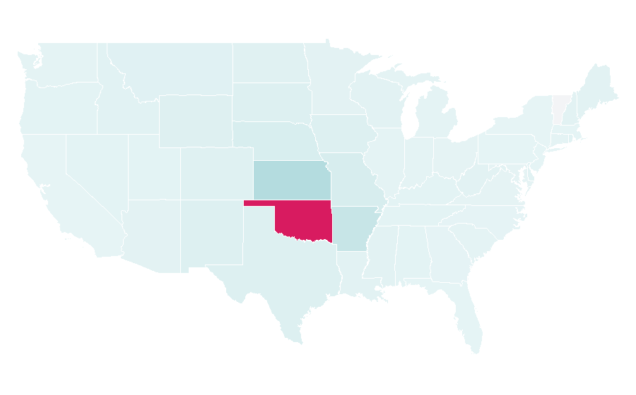 Affinity by region — Enid, Oklahoma, United States