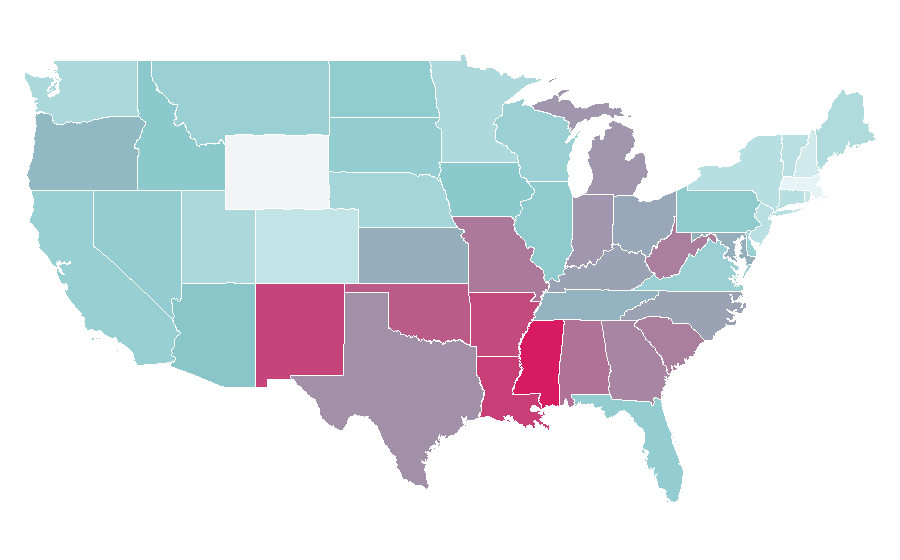 Affinity by region — Enough (film), United States