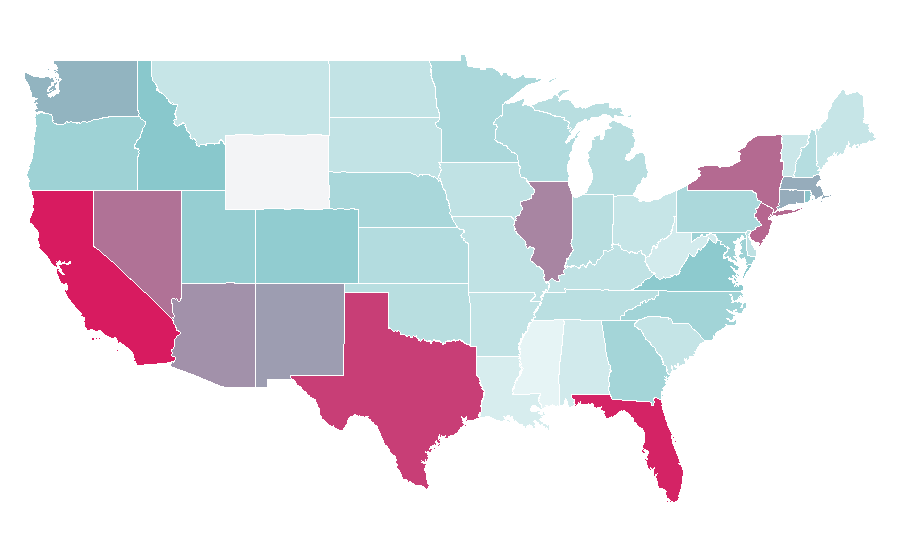 Affinity by region — Enrique Iglesias, United States