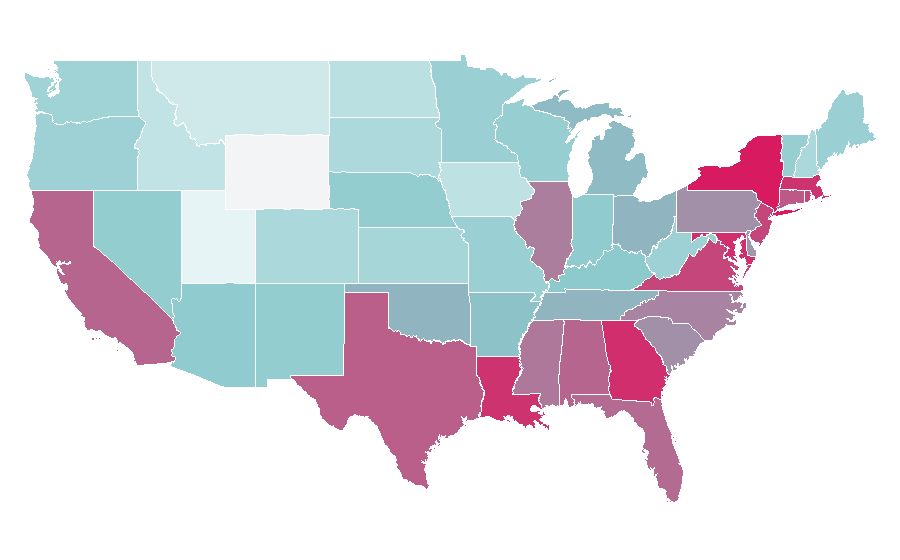 Affinity by region — Ensure, United States
