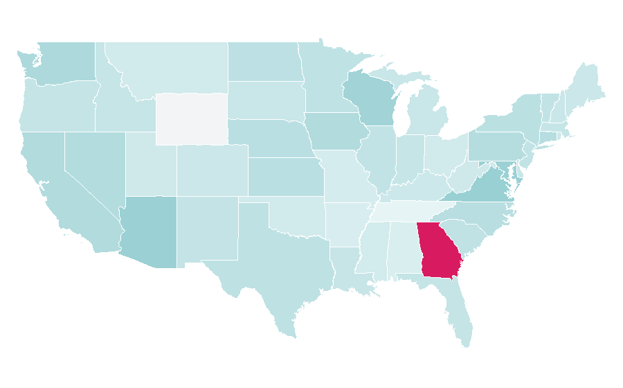 Affinity by region — Environmental issue, United States