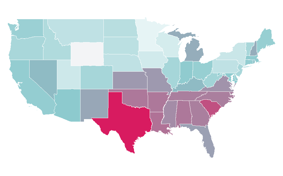 Affinity by region — Equity loan, United States